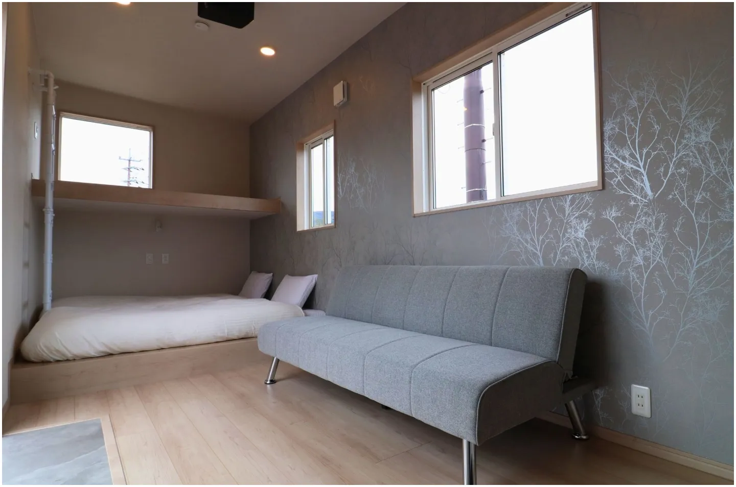 BASE01 – Forest  室内リビングの様子